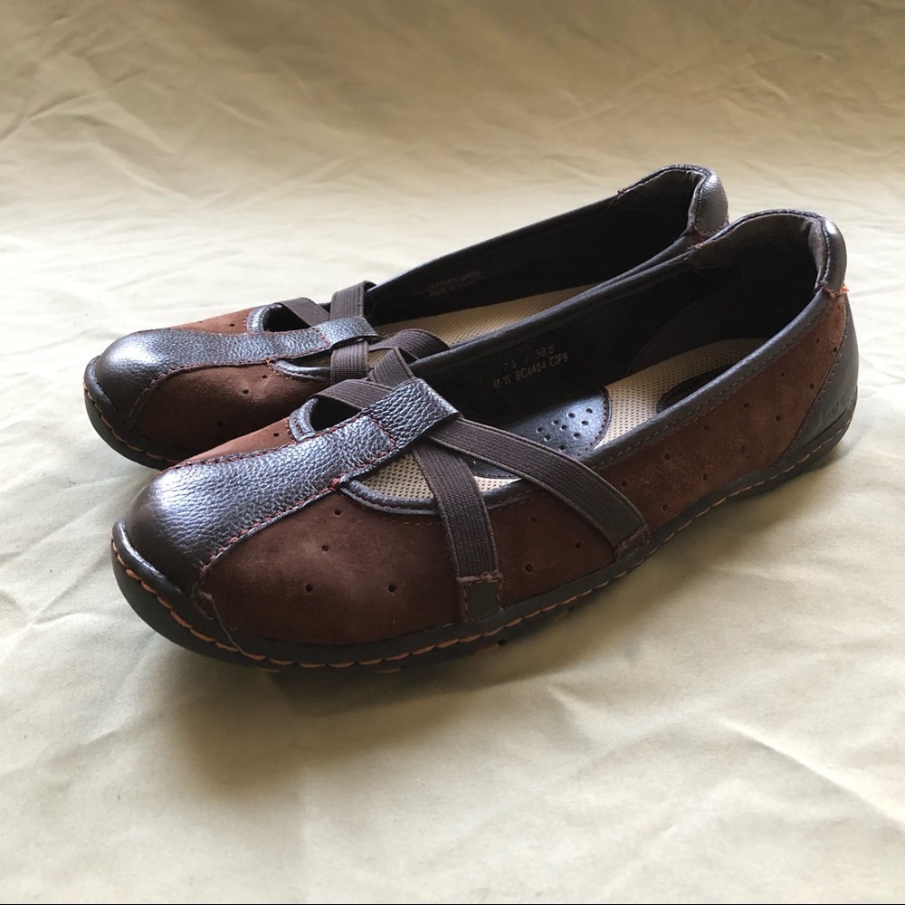 Brown boc flats size 7.5